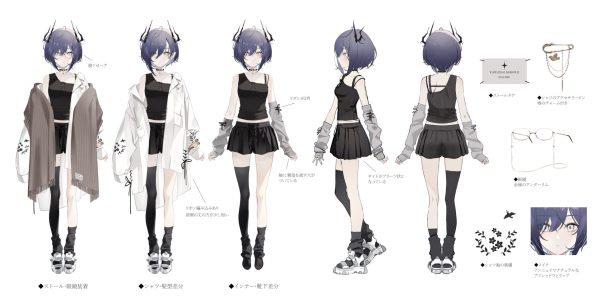 Yurushi Nibiiro Third Outfit Character Sheet