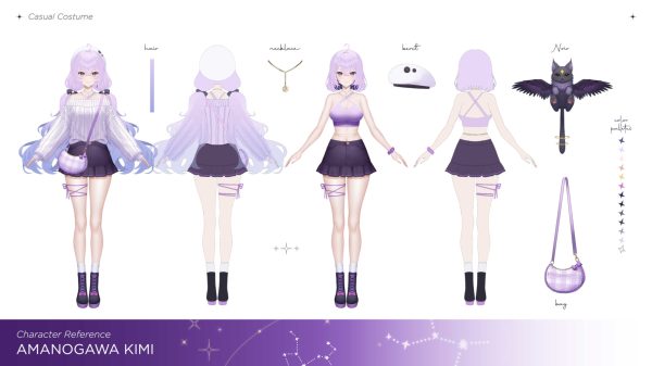 Amanogawa Kimi 2.0 Default Custume Character Sheet