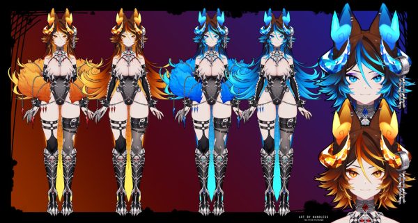 Sinder Demon Outfit Character Sheet