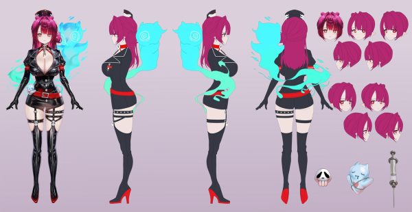 Dizzy Dokuro Nurse Outfit Character Sheet