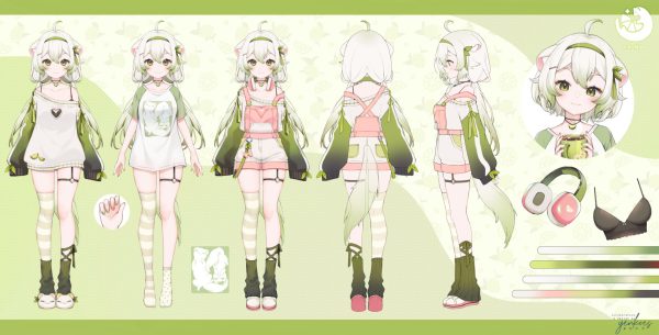 Limealicious 2.0 Comfy Outfit Character Sheet
