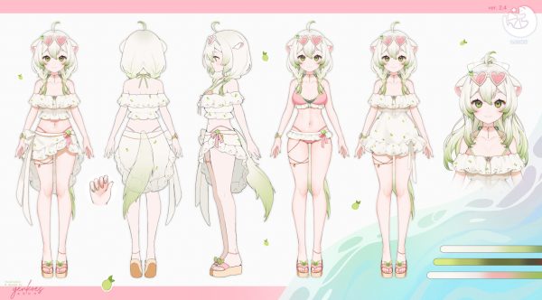 Limealicious 2.0 Summer Outfit Character Sheet