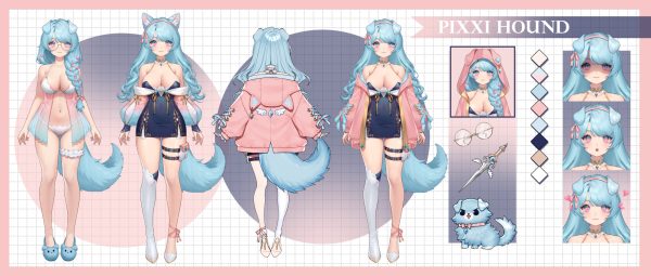 Pixxi Hound 2.0 Character Sheet