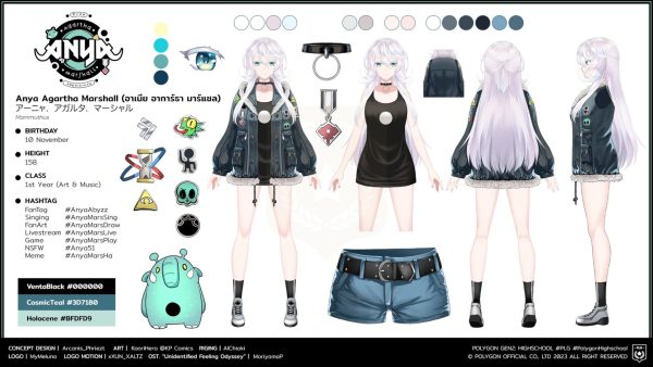 Anya Agartha Marshall Character Sheet