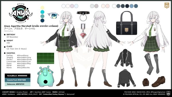 Anya Agartha Marshall Character Sheet
