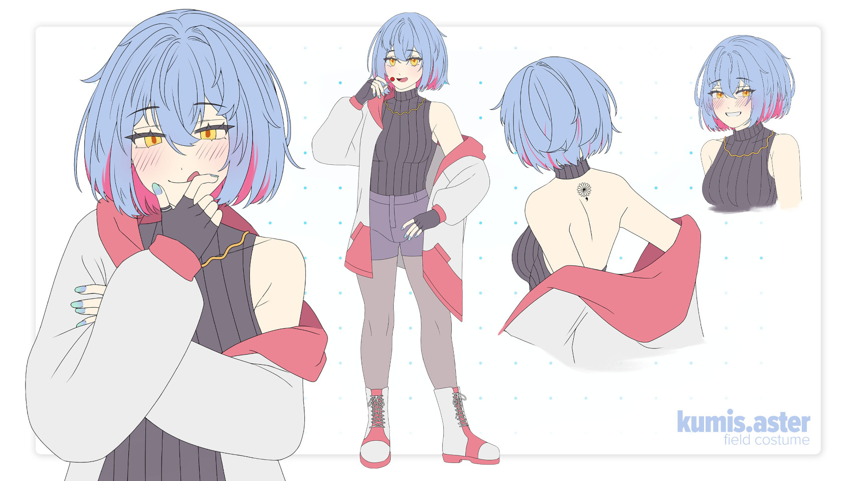 Kumis Aster Field Costume Character Sheet