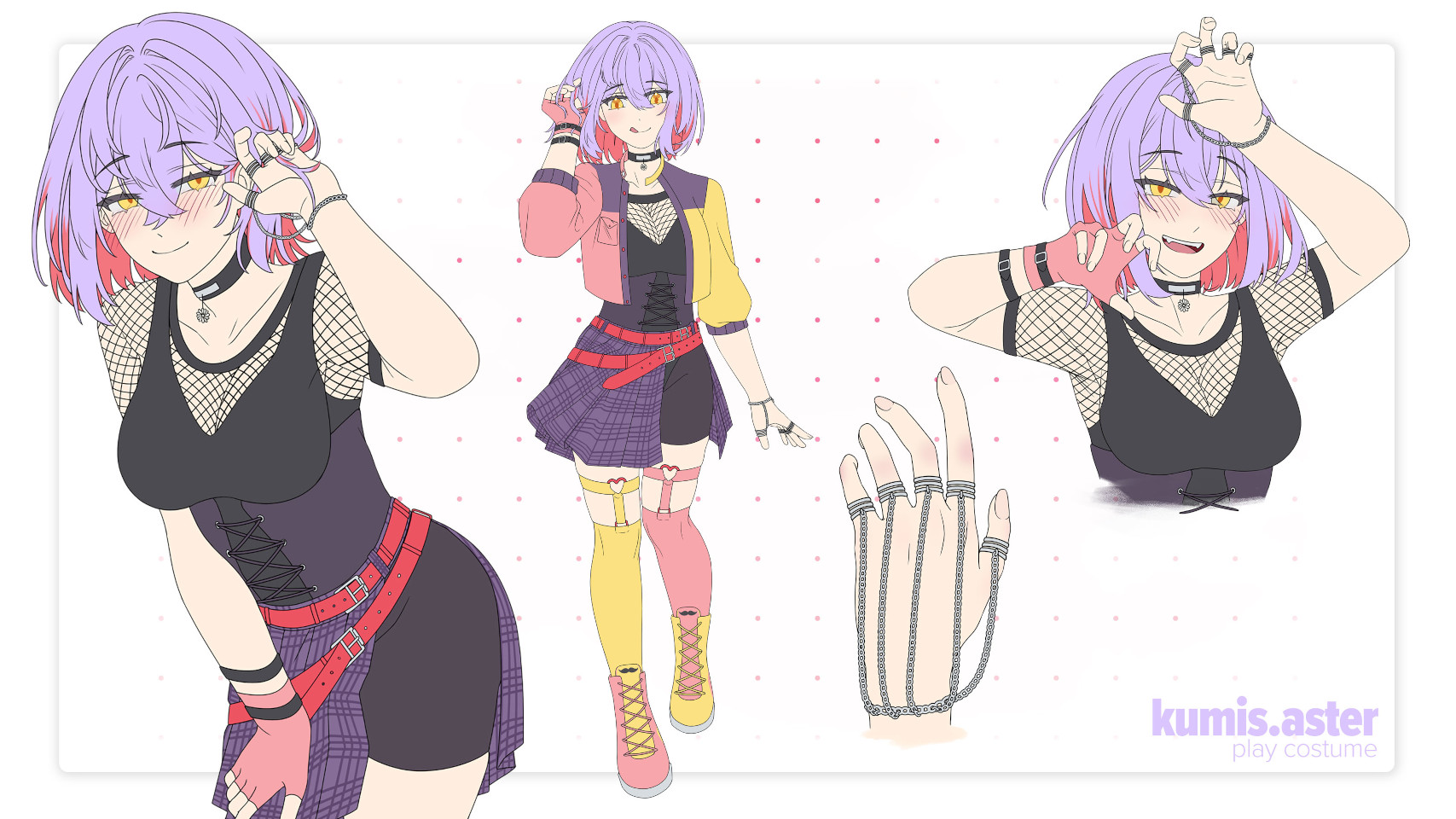 Kumis Aster Play Costume Character Sheet