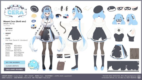 Minami Cera Character Sheet