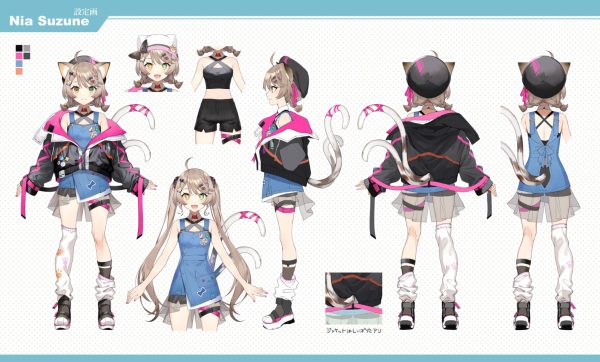 Suzune Nia 1.0 2nd Outfit Character Sheet