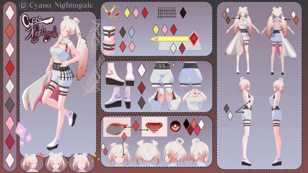 Cyano Nightingale Character Sheet