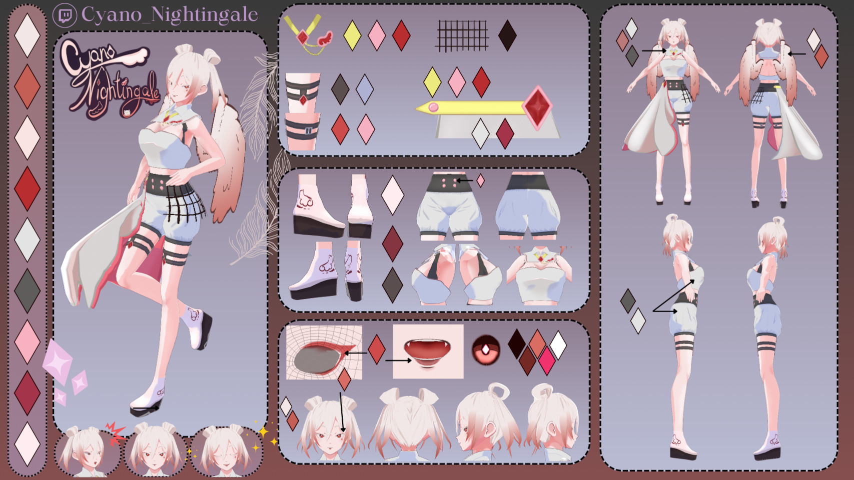 Cyano Nightingale Character Sheet