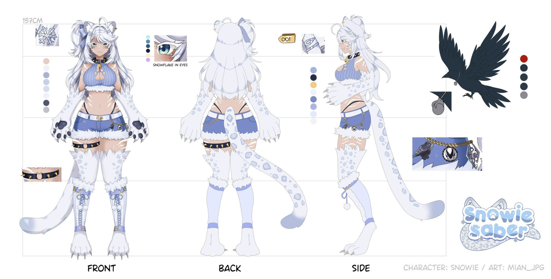 SnowieSaber Character Sheet