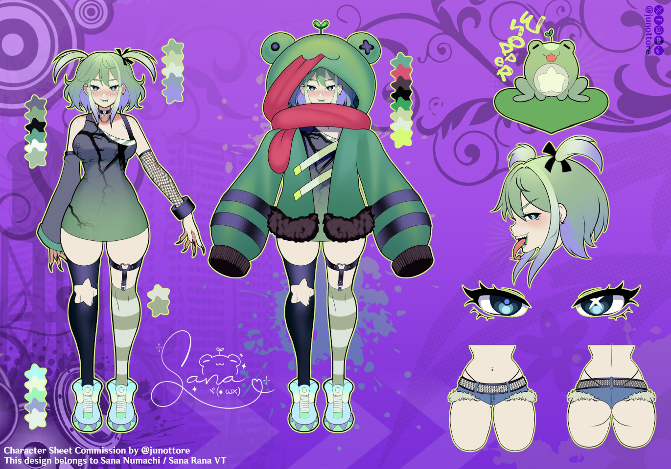 Sana Numachi Character Sheet