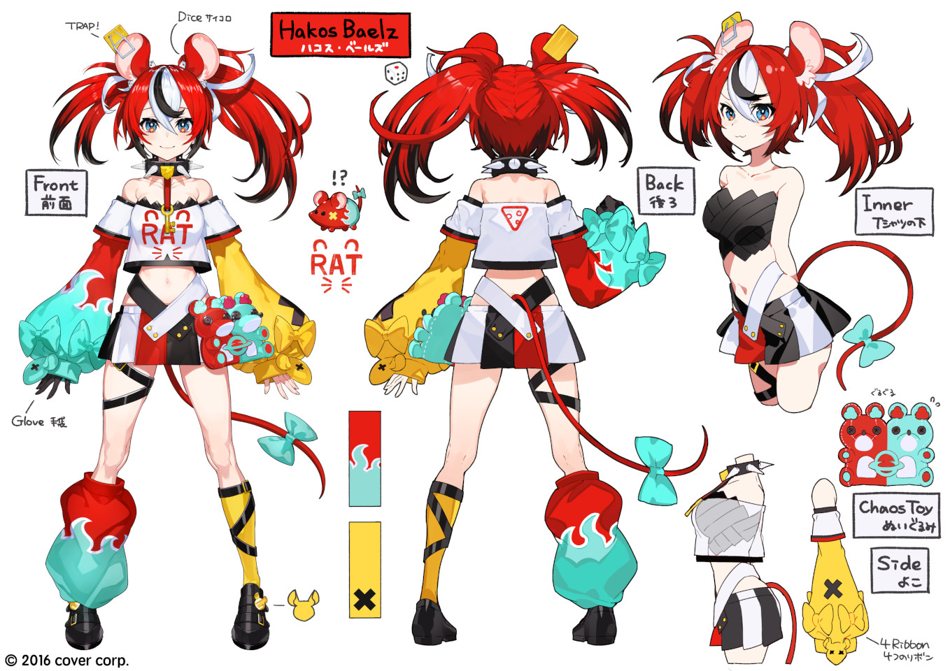 Hakos Baelz Character Sheet