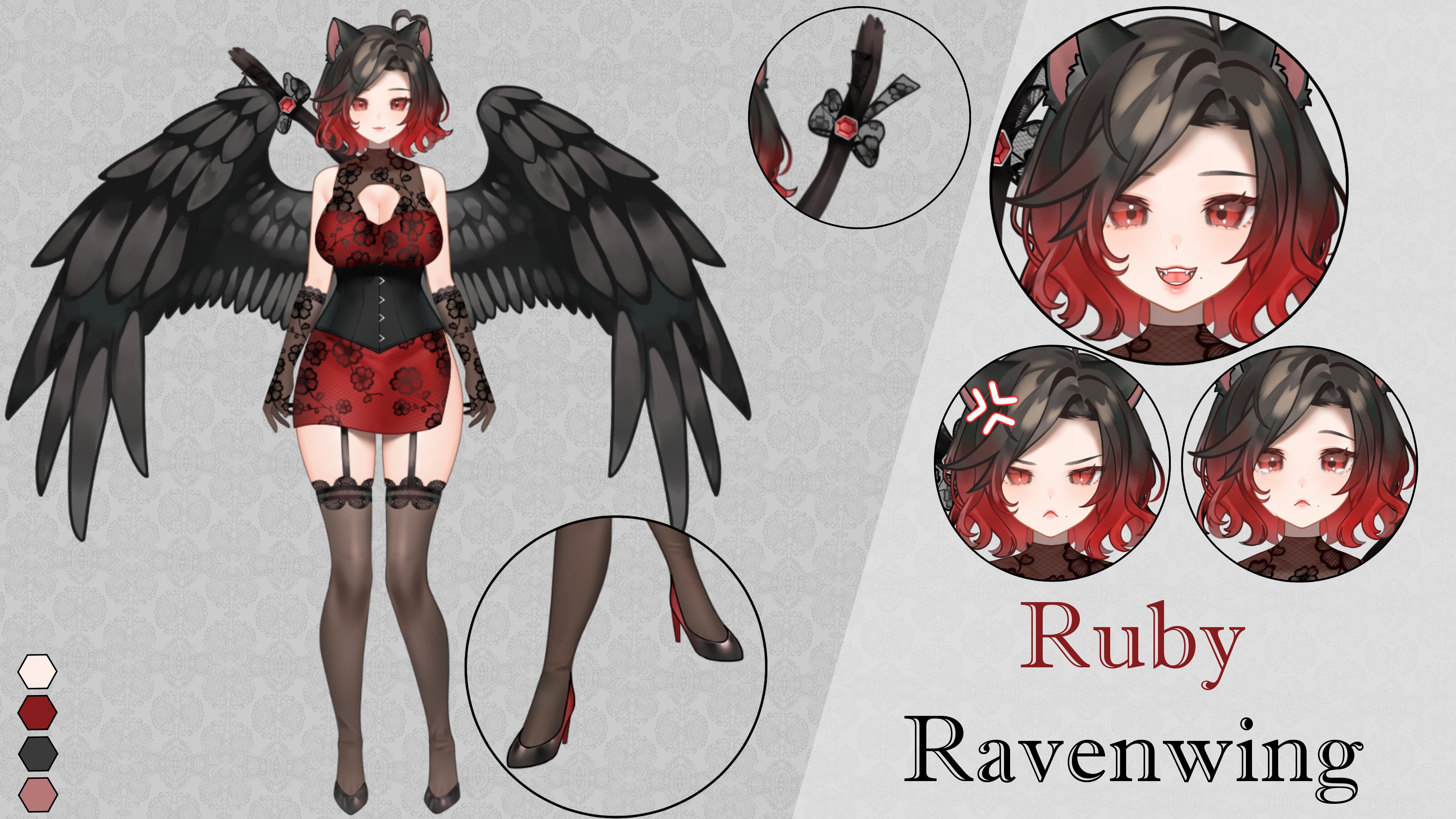 Ruby Ravenwing Character Sheet